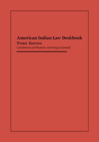 American Indian Law Deskbook (No. 3)