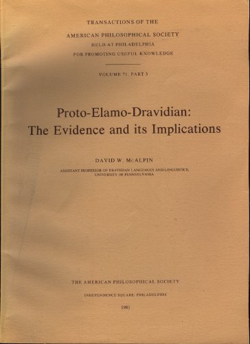 Proto Elamo Dravidian