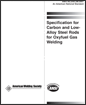 Specification for low-alloy steel electrodes and fluxes for submerged arc welding