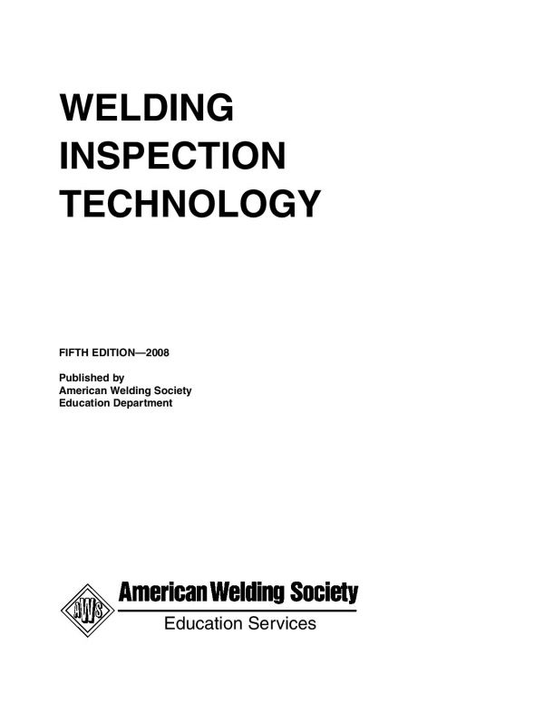 Welding Inspection Technology