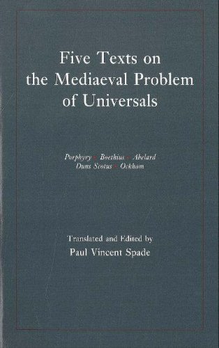 Five Texts on the Mediaeval Problem of Universals