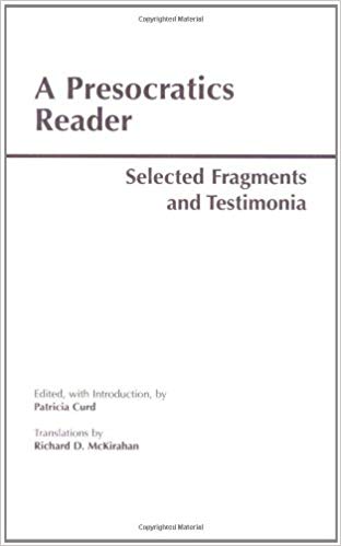 A Presocratics Reader