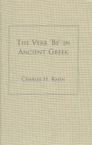 The Verb 'Be' In Ancient Greek