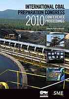 International Coal Preparation Congress 2010 Conference Proceedings