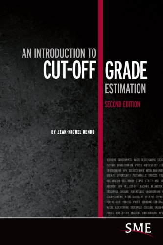 An Introduction to Cut-Off Grade Estimation