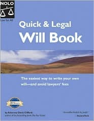 Quick and Legal Will Book