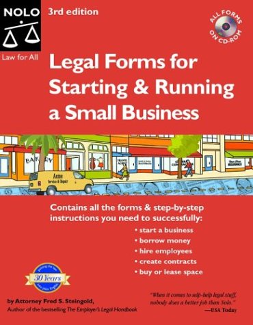 Legal Forms for Starting & Running a Small Business "With CD"