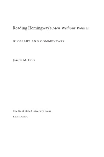 Reading Hemingway's Men Without Women