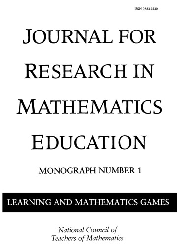 Learning And Mathematics Games (Monograph)