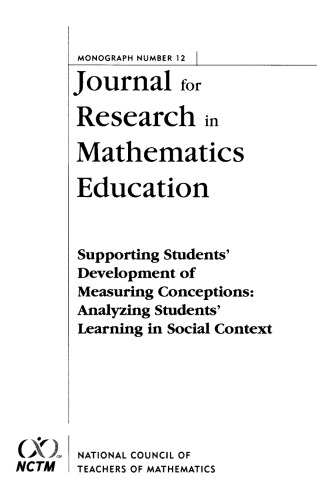 Supporting Students' Development Of Measuring Conceptions