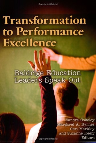 Transformation to Performance Excellence