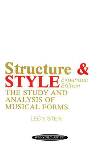 Structure [and] style : the study and analysis of musical forms