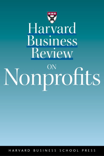 Harvard Business Review on Nonprofits