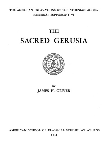 Sacred Gerusia