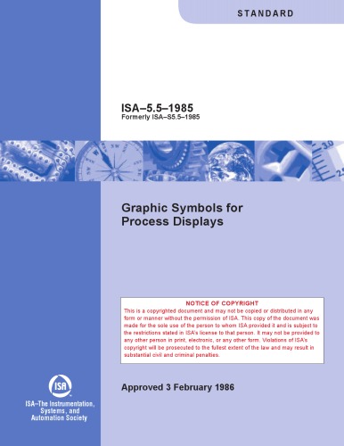 Graphic Symbols For Process Displays Ansi/Isa S5.5