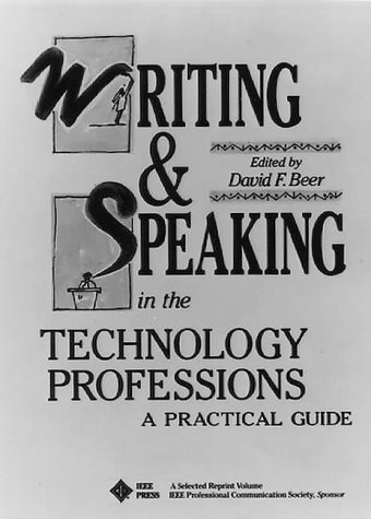 Writing And Speaking In The Technology Professions