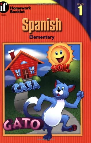 Spanish Homework Booklet, Elementary, Level 1 (Spanish and English Edition)