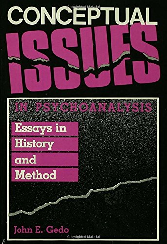 Conceptual Issues in Psychoanalysis