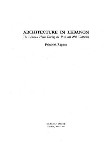 Architecture in Lebanon