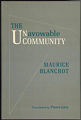 The Unavowable Community