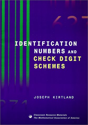 Identification Numbers And Check Digit Schemes