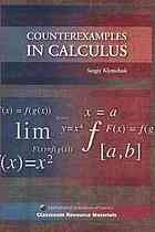 Counterexamples in Calculus