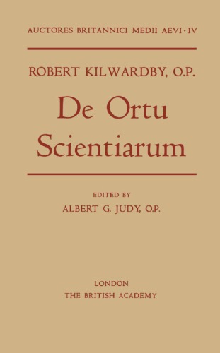 de Ortu Sceintiarum