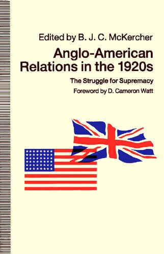 Anglo-American Relations in the 1920s