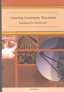 Assessing Community Telecentres