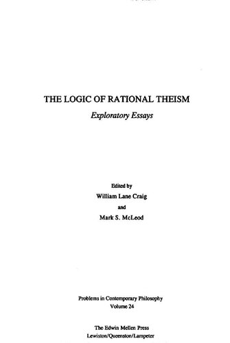 The Logic Of Rational Theism