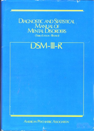 Diagnostic and Statistical Manual of Mental Disorders DSM-III-R