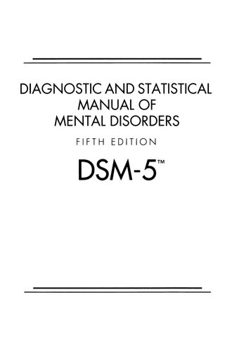 Diagnostic and Statistical Manual of Mental Disorders DSM-5