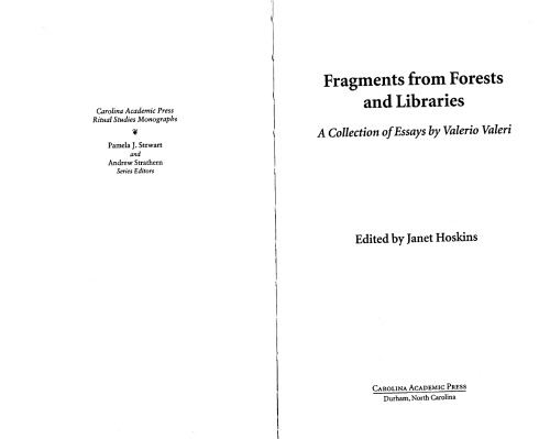 Fragments From Forests And Libraries