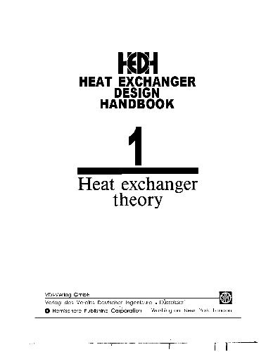 Heat exchanger design handbook