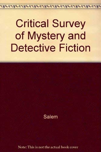 Critical Survey of Mystery and Detective Fiction: Authors (4 Volume Set)