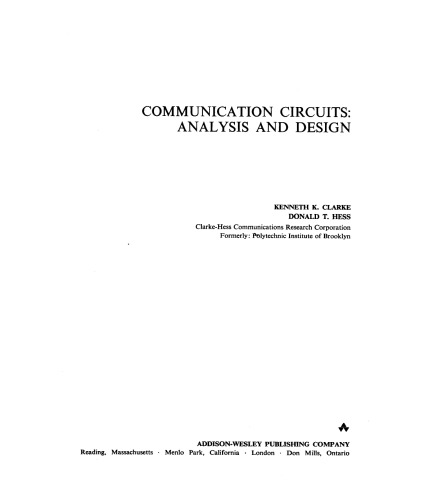 Communication Circuits