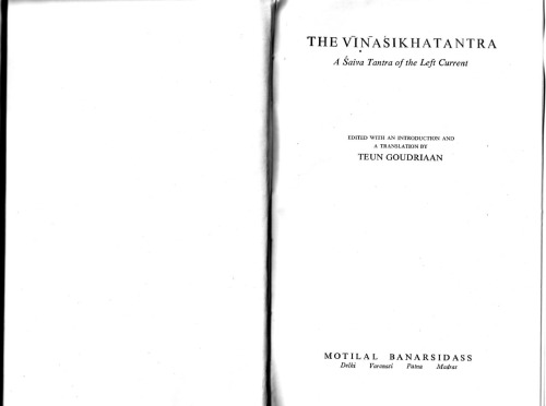 The Vinasikhatantra