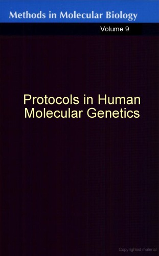 Methods in Molecular Biology, Volume 9