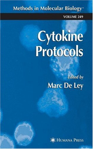 Cytokine Protocols (Methods in Molecular Biology, 249)