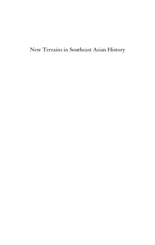 New Terrains in Southeast Asian History