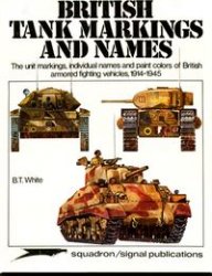 British Tank Markings &amp; Names - Squadron Specials series (6021)