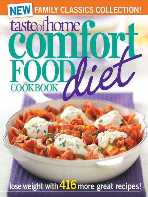 Taste of Home Comfort Food Diet Cookbook