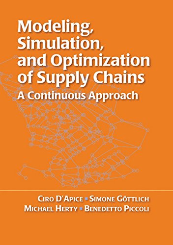 Modeling, Simulation, and Optimization of Supply Chains