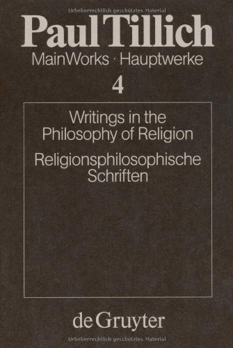 Religionsphilosophische Schriften (Hauptwerke)