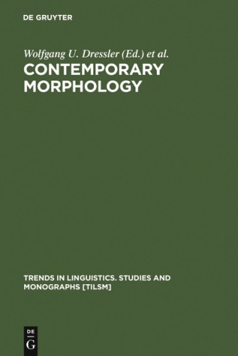 Contemporary morphology