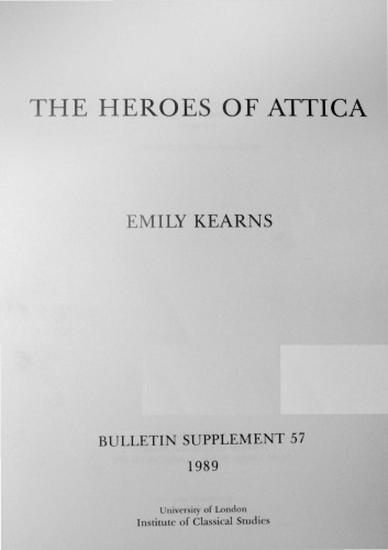 The Heroes Of Attica