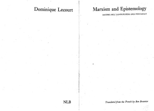 Marxism and epistemology 