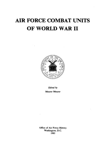 Air Force Combat Units of World War II