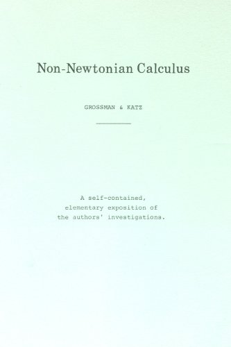 Non Newtonian Calculus