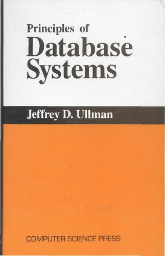 Principles of database systems (Computer software engineering series)